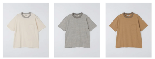 UNDYED×SHIPS　“染めない”から生まれる自然な風合い。無染色クルーネックTシャツが登場